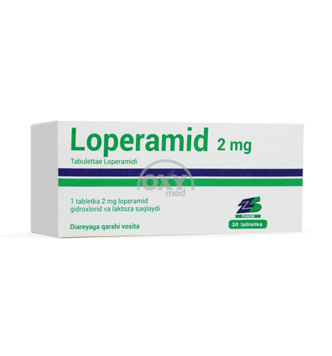 product-Loperamid 2 mg № 20 tabletkalari
