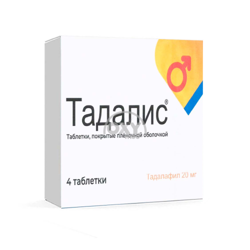 product-Тадалис 20 мг №4 таблетки