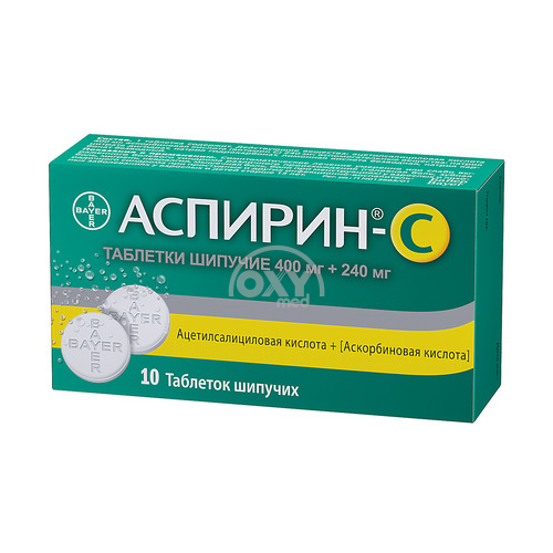 product-Аспирин с вит С 400мг+240мг №10
