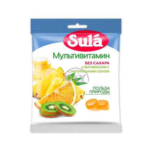 product-786 Леденцовая карамель "Sula" Мультивитамин 60г