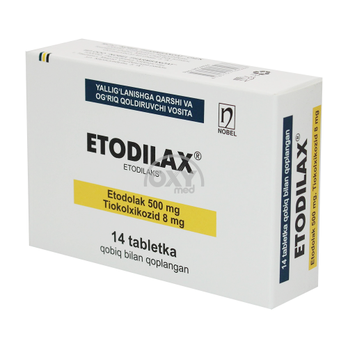 product-Etodilaks 500mg/8mg №14 tabletka.