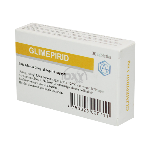 product-Глимепирид 3мг №30 таблеток