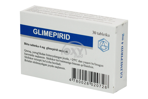 product-Глимепирид 4мг №30 таблеток