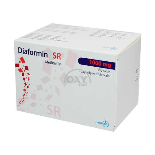 product-Диаформин SR (Diaformin SR) 1000мг №60 табл.