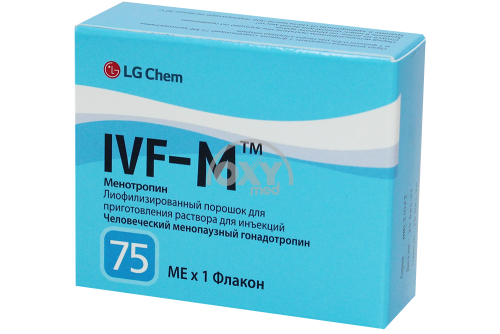 product-IVF-M 75МЕ №1пор.лиофил. д/приг р+ра с раств.