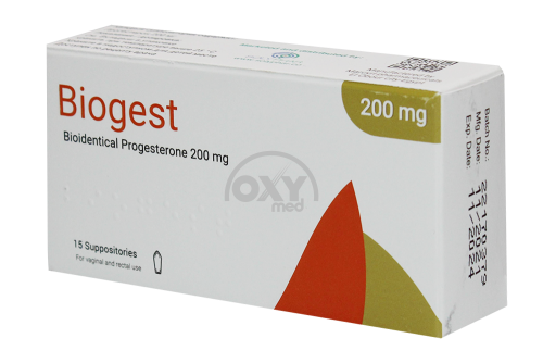 product-Биогест (прогестерон) 200мг №15 супп. 