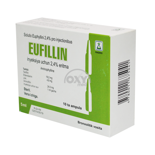 product-Eufillin 2,4% eritmasi 5ml No 10