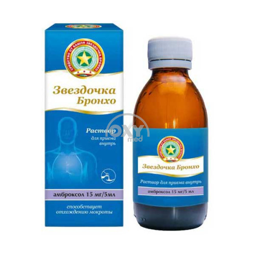 product-Zvezdochka Broncho 15mg/5ml 100ml sirop