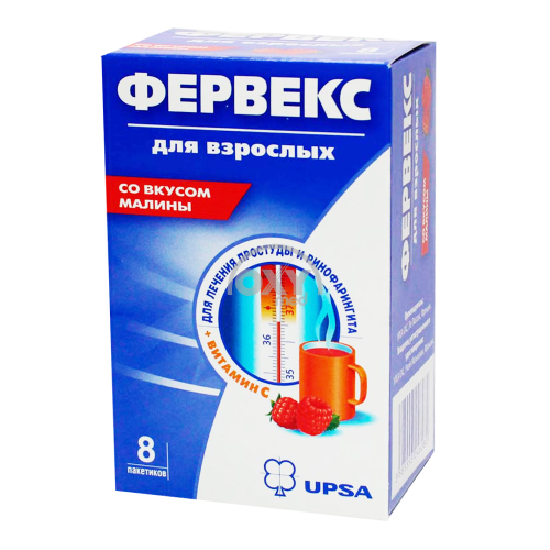 product-Фервекс 12,75 г №8 малина, порошок для приготовления раствора для приема внутрь