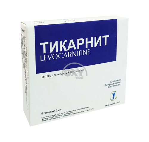 product-Тикарнит, 1000 мг/5 мл, 5 мл, амп. №5