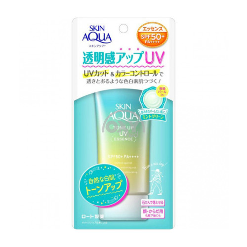 product-Молочко солнцезащитное SKIN AQUA Tone Up UV Mint Green 80 г