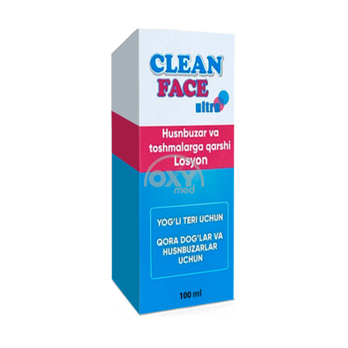 product-Лосьон Clean Face для лица очищающий от прыщей 100 мл