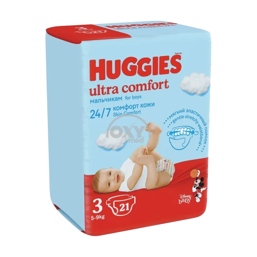 product-Подгузники Huggies Ultra Comfort размер #3 №21 для мальчиков