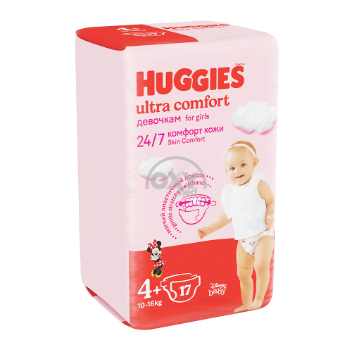 product-Подгузники Huggies Ultra Comfort размер #4+ №17 для девочек