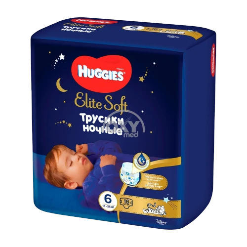 product-Трусики-подгузники Huggies Elite Soft ночные размер #6 №16