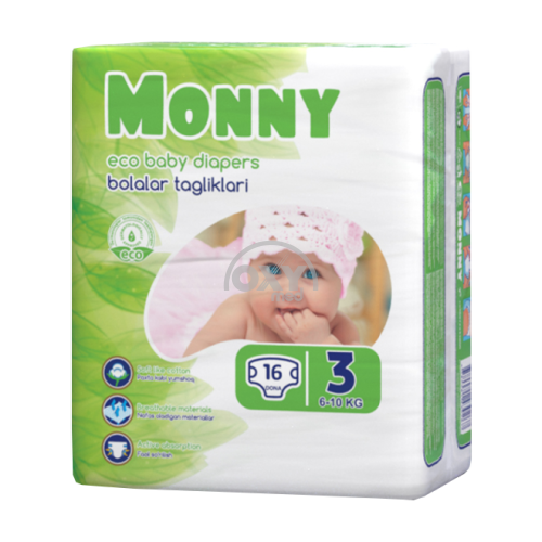 product-Подгузники детские Monny, размер 3, №16