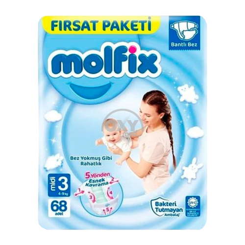product-Подгузники детские MOLFIX-3 Midi №68