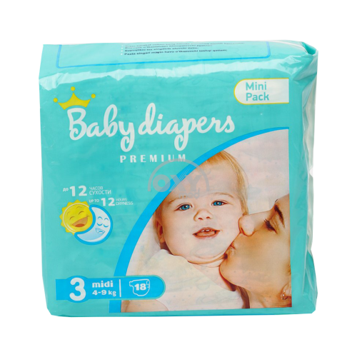 product-Подгузники детские Baby Diapers Premium, размер 3, №18