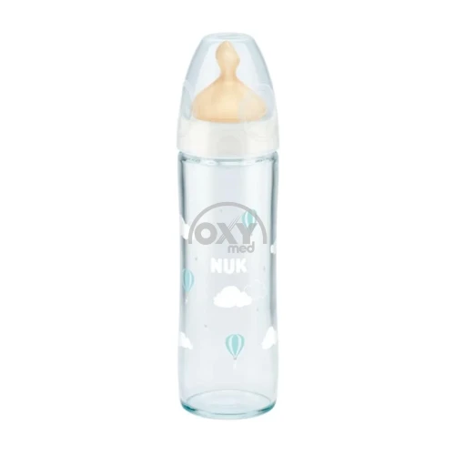 product-Бутылочка NUK стеклянная с латексной соской 0-6 месяцев 240мл