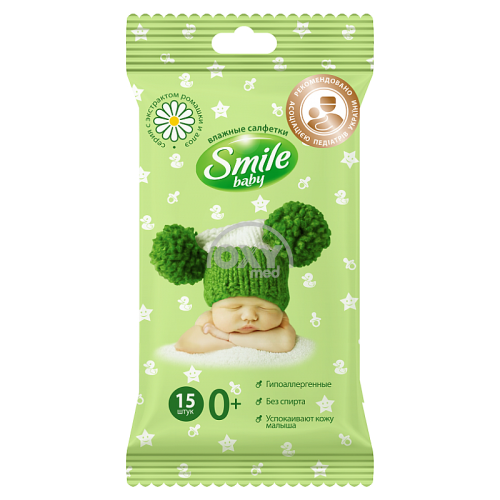 product-САЛФЕТКИ влажные детские SMILE BABY №15