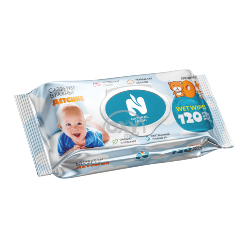 product-САЛФЕТКИ влажные детские NATURAL FRESH №120