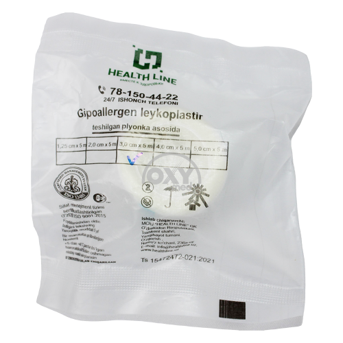 product-Лейкопластырь гипоаллергенный, перфорированная плёнка 3 см х 5 м