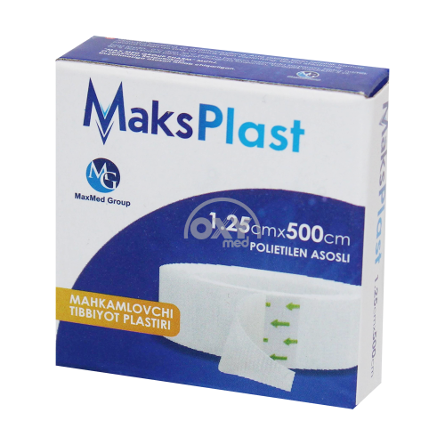 product-Лейкопластырь полиэтиленовый MaxPlast 1,25см х 500см