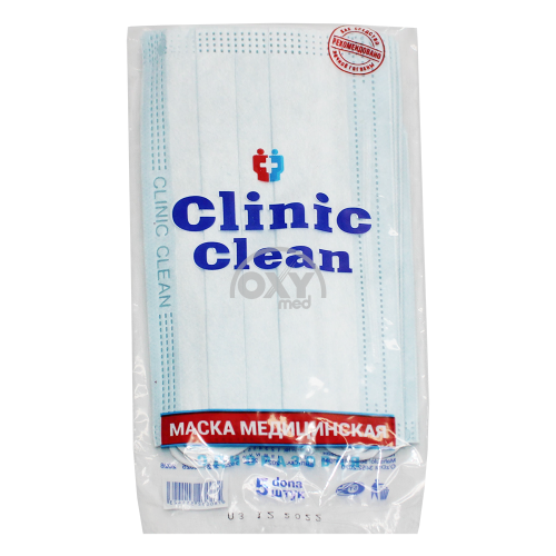 product-Маска лицевая Clinic Clean №5 (синяя)