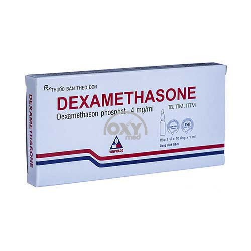 product-Deksametazon fosfat 4 mg/ml 1 ml i uchun No 10 eritmasi.