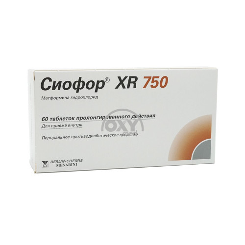 product-Сиофор XR 750 750мг №60 табл.