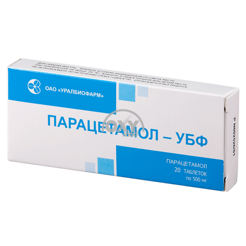 product-Paratsetamol UBF 500 mg No 20 tab. (2X10)