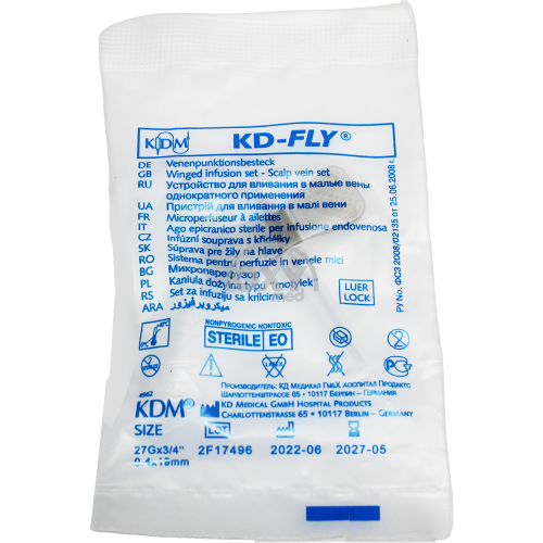 product-Устройство для вливания в малые вены однократного применения KD-FLY 27G