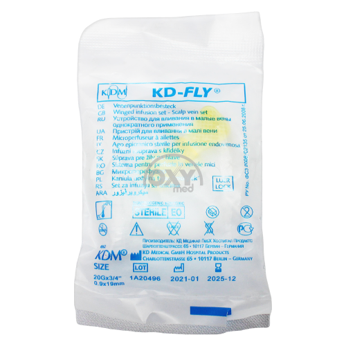 product-Устройство для вливания в малые вены однократного применения KD-FLY 20G