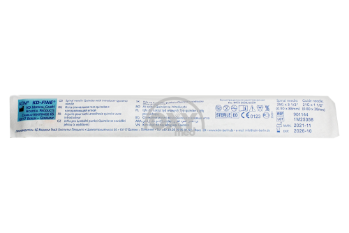 product-Yo'naltiruvchi igna 25 G Quincke bilan orqa miya ignalari
