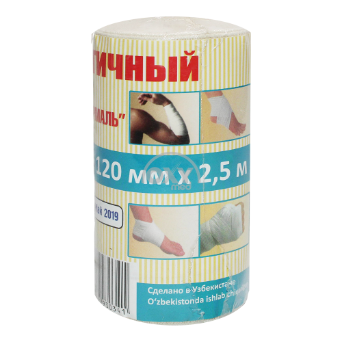 product-Elastik bandaj. Oddiy 120 mm x 2,5 m