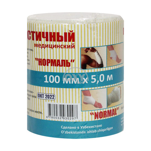 product-Bandaj elastik. Oddiy 100 mm x 5 m