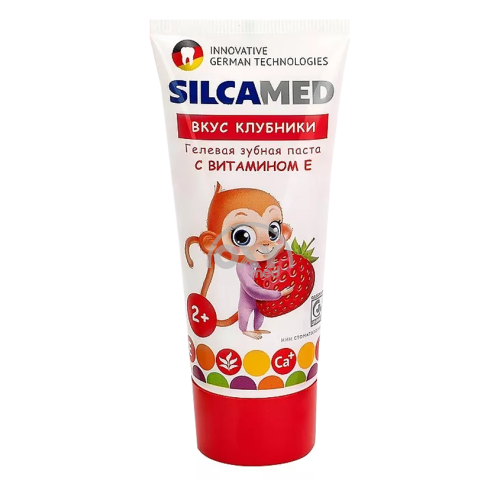 product-Bolalar uchun tish pastalari. Silcamed, qulupnay 65 ml