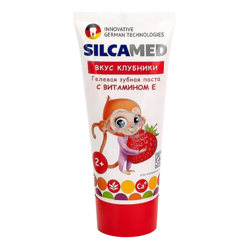 product-ЗУБНАЯ паста детская "SILCAMED" Strawberry 65 мл