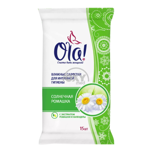 product-Салфетки "OLA" для интимной гигиены Ромашка №15