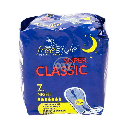 product-Прокладки "Free Style"Super Classic night №7