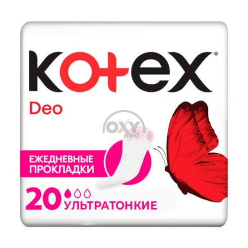 product-Прокладки ежедневные "Kotex Deo" Ультратонкие №20