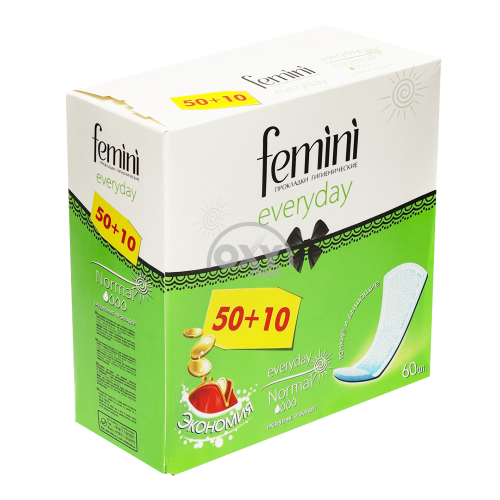 product-Прокладки гигиенические ежедневные Femini normal №60