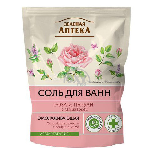 product-Соль для ванн ЗА Роза и Пачули с ламинарией 500 г