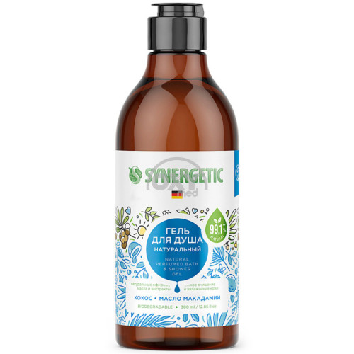 product-Гель для душа Synergetic Кокос-масло макадамии 380 мл