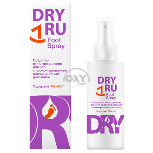 product-Дезодорант DRY RU Foot Spray средство от пота 100 мл