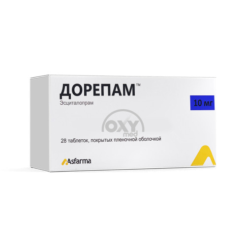 product-Dorepam 10 mg № 28 tabletkalari