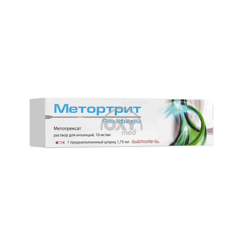 product-Метортрит Ромфарм 10 мг/мл 1,75 мл №1 раствор для инъекций