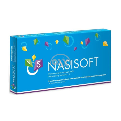 product-NASISOFT 4 мл №10 раствор стерильный для ингал. и интраназ. введения
