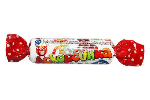 product-Аскорбиновая кислота с глюкозой Vitaminka-C +Ca 2 г №8 Вишня