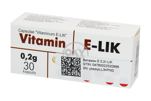 product-Vitamin E-LIK 0,2g No 30 dona